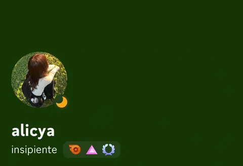 perfil verde com garota na grama