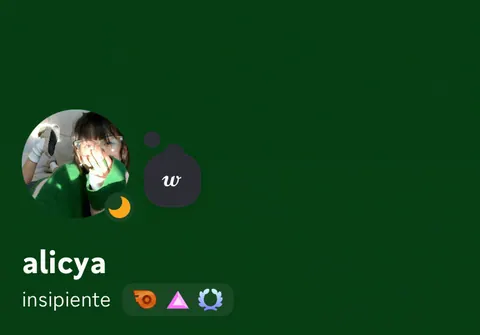 perfil discord verde com oculos