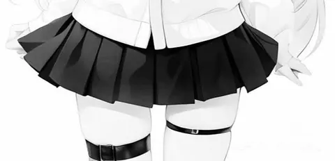 banner anime preto e branco