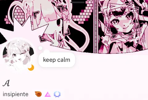 perfil aesthetic anime rosa e preto