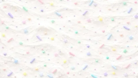 Banner com granulado colorido em fundo branco