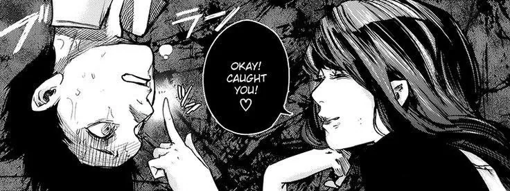 Banner de mangá preto e branco