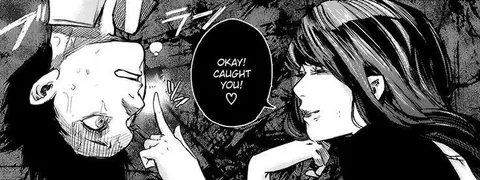 Banner de mangá preto e branco