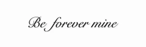 Banner com frase romantica em ingles