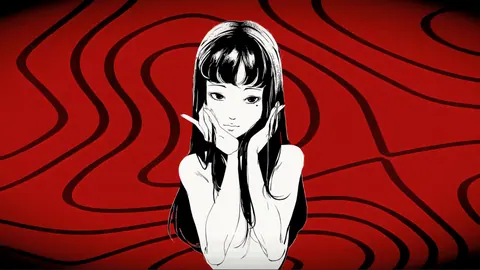 Tomie de Junji Ito fundo vermelho