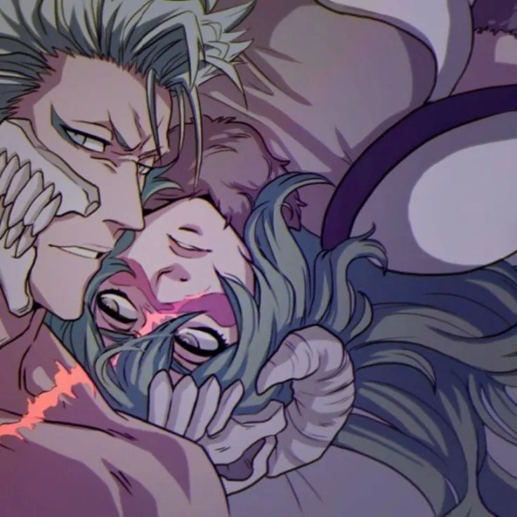 Grimmjow e Neliel de Bleach matching