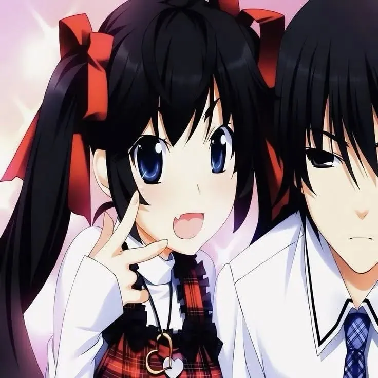 Casal anime fofo matching