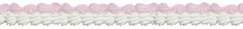 Barrinha delicada em tons pastel