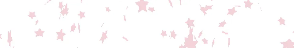 Barrinha com estrelas rosa e branca