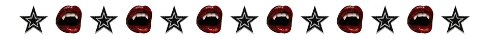 Barrinha com bocas e estrelas
