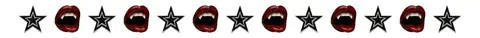 Barrinha com bocas e estrelas