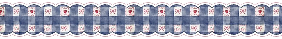 Barrinha divisória estética azul e branca