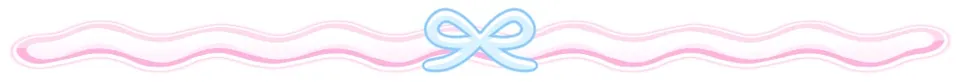Barrinha rosa com laco azul