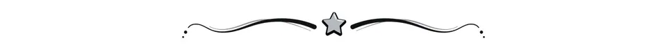 Barrinha divisória com estrela