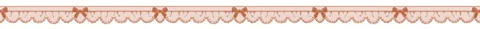 Barrinha rosa de renda