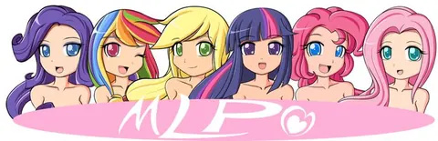 My Little Pony em estilo anime