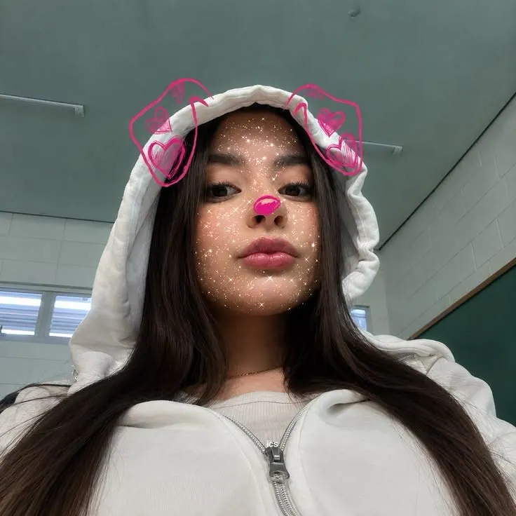 icons de garotas com filtros divertidos