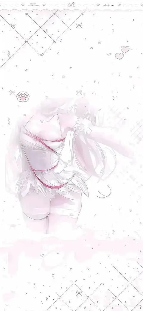 wallpaper anime tons de rosa claro