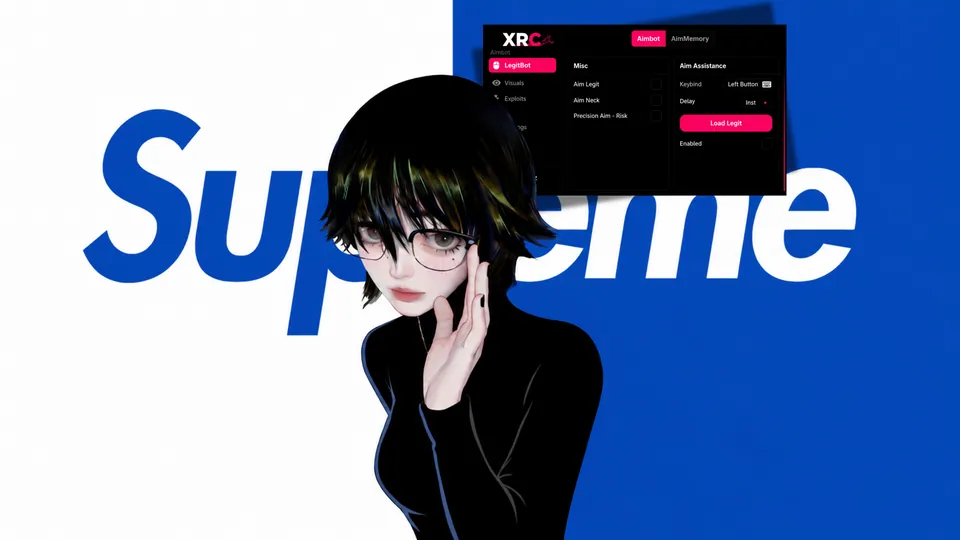 Fubuki deculos com fundo supreme azul