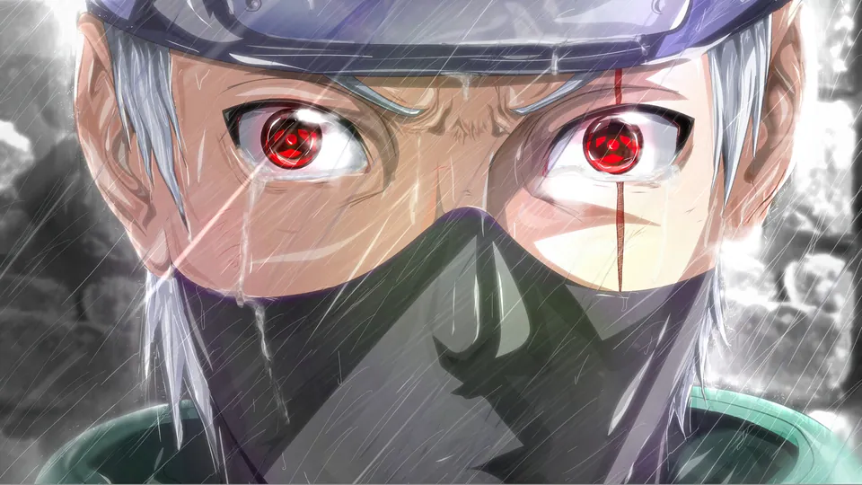 Kakashi Hatake com sharingan