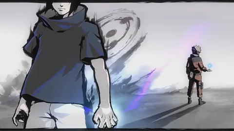 Sasuke e Naruto no Vale do Fim