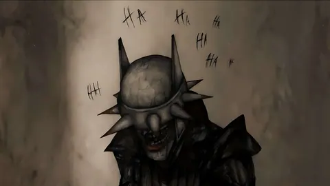 Batman que Ri em estilo sombrio