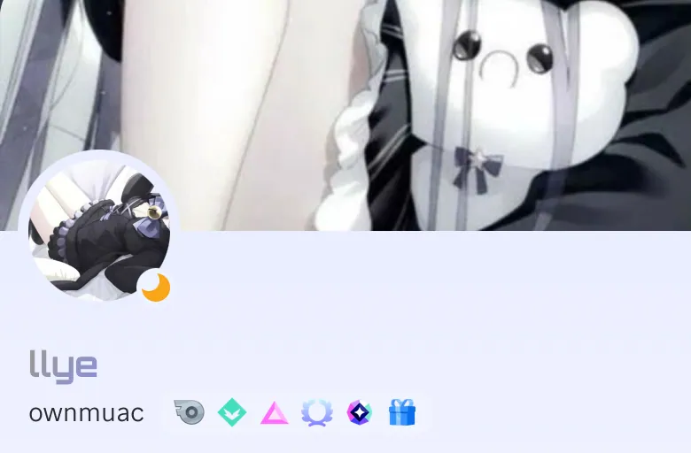 Perfil estético anime preto e branco