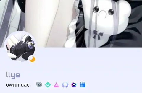 Perfil estético anime preto e branco