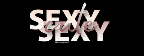 banner com texto sexy e fundo preto