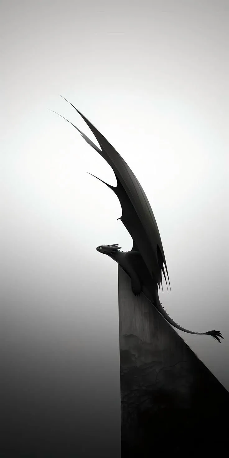 Dragao preto no topo da torre