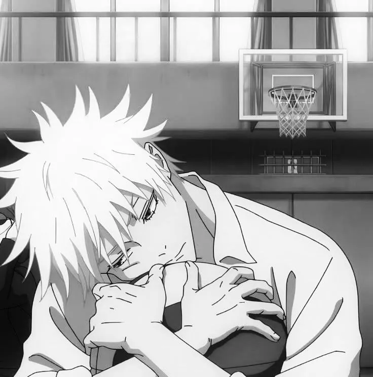 Gojo Satoru anime icons preto e branco