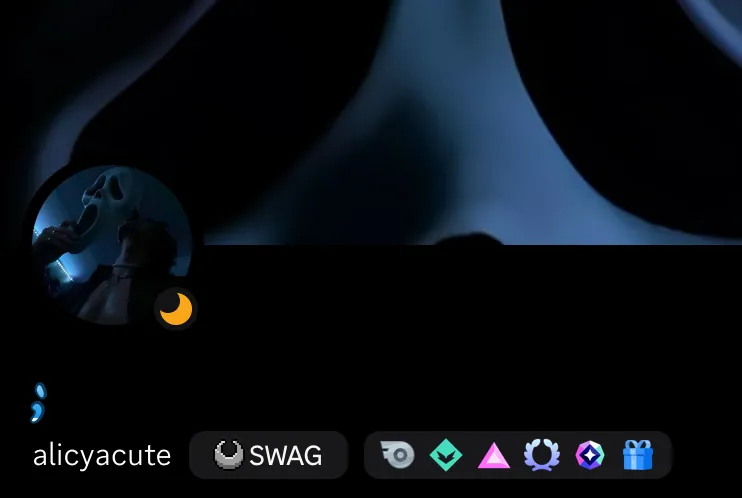 Perfil Dark Ghostface com Máscara