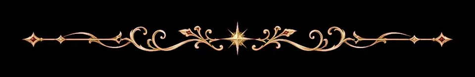Barrinha divisória ornamental dourada